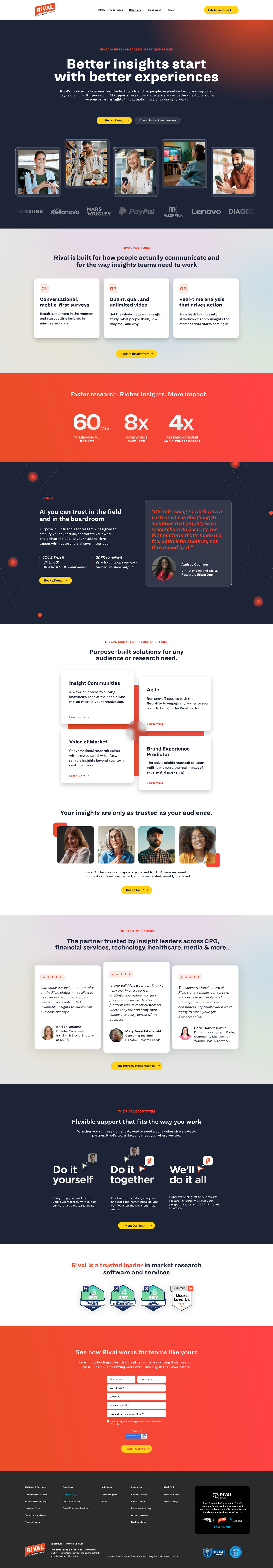 Rival Tech home page V25 — current mockup